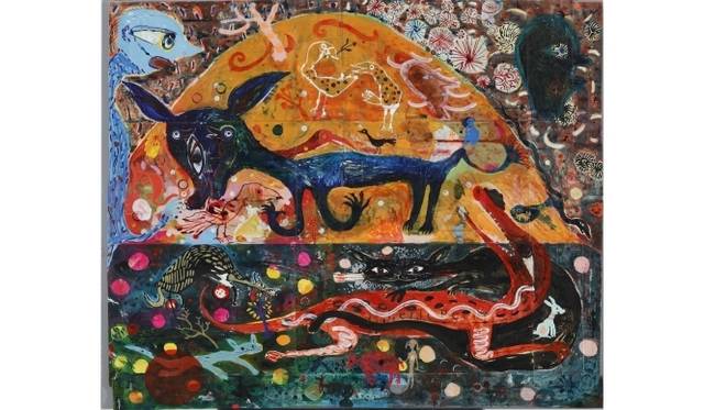 <strong>ART FAIR TOKYO 2014｜アートフェアの核となるセクションとパートナーブースの魅力を公開！</strong>　淺井裕介「頭の中の鳥」2010