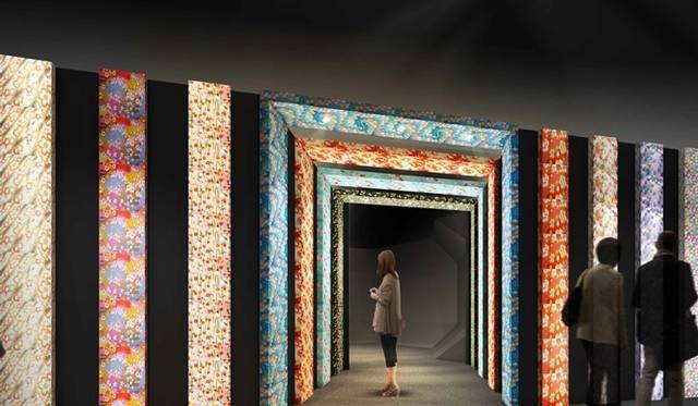 <strong>EVENT｜『江戸桜ルネッサンス＆夜桜うたげ』コレド室町で開催 </strong>　手漉き和紙の桜の回廊（イメージ）