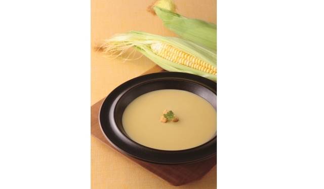 <strong>EAT｜『アンディ・ウォーホル・カフェ』が六本木ヒルズ展望台にオープン</strong>　コーンスープ