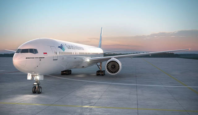 <strong>Garuda Indonesia｜ガルーダ・インドネシア航空</strong>　B777-300ER型機