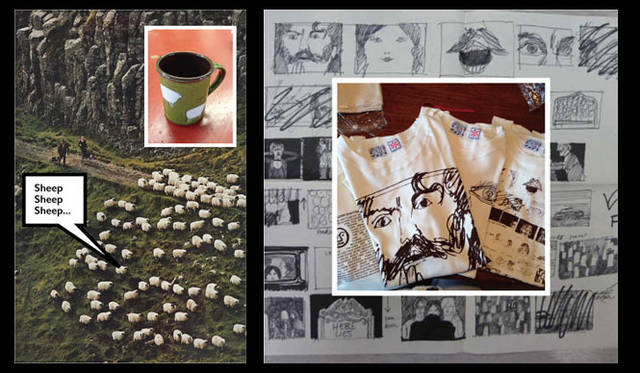 左上／MUG with SHEEP 9800円