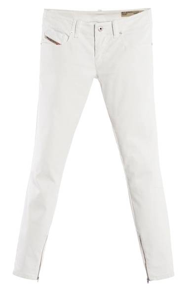 <strong>DIESEL｜この春注目のホワイトデニムが続々登場</strong><br /><br />GRUPEE-ZIP 605J<br />価格｜2万5000円