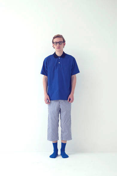 ポロシャツ2万1000円、パンツ1万7000円（ともに税抜価格）