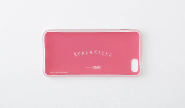 iPhoneケースはTPU素材。側面はシースルーで、デザイン内側はピンク、外側は光沢のあるホワイト