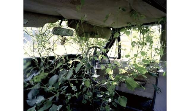 <strong>ART｜フォトグラファー半沢健による写真展『HI-LITE』</strong>　車内の写真Kumamoto,August 2011NISSAN Gloria