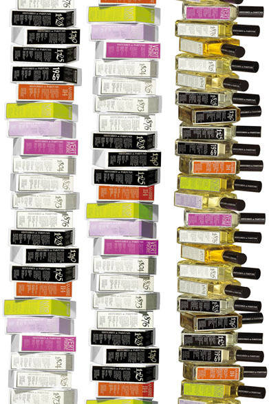 創設者ジェラルド・ギスランが、「一冊の本との出会いのように香りを通じて物語を想起させる」という香りのライブラリー