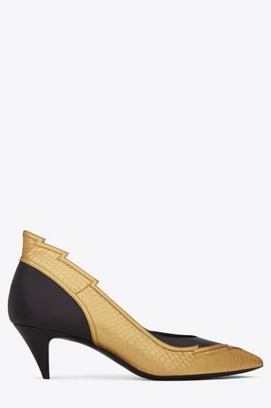<strong>SAINT LAURENT｜日本国内初、ウィメンズシューズのみの限定ショップオープン</strong>　「KITTEN HEEL（キトゥン・ヒール）」<br />14万6000円（税抜）　COURTESY OF SAINT LAURENT