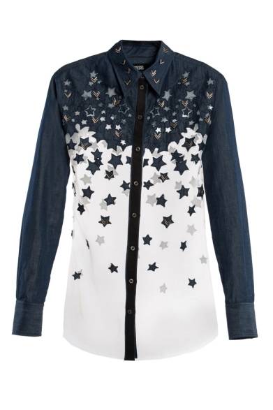 <strong>DIESEL｜スターモチーフアイテムが勢揃い</strong><br />シャツ 2万8000円（税抜）