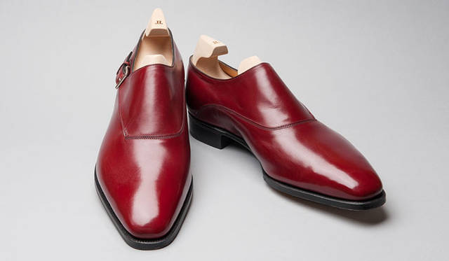 モデル「VALE」（カラー：Deep Red、素材：Lord Calf）ジョンロブ大阪ヒルトンプラザ店