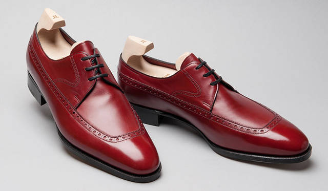 モデル「YORK」（カラー：Deep Red、素材：Lord Calf）ジョンロブ丸の内店