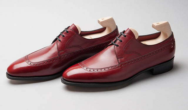 モデル「YORK」（カラー：Deep Red、素材：Lord Calf）ジョンロブ丸の内店