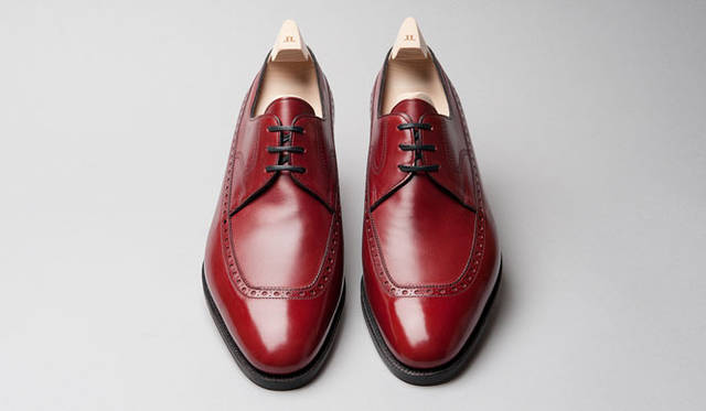 モデル「YORK」（カラー：Deep Red、素材：Lord Calf）ジョンロブ丸の内店