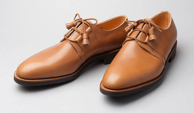 モデル「SADDLE」（カラー：Ardilla、素材：Buffalo）ジョンロブ福岡岩田屋店