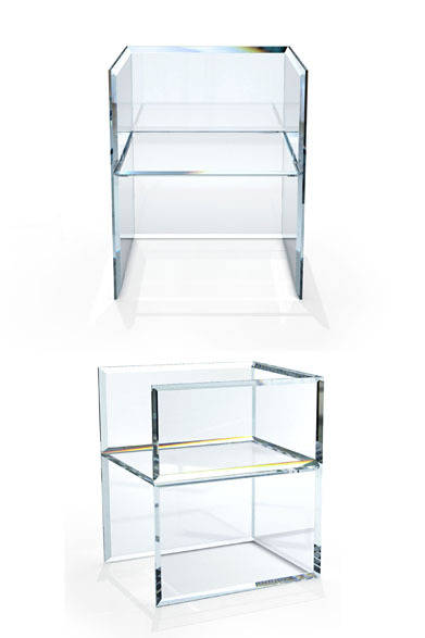 <strong>GLAS ITALIA｜グラスイタリア</strong>　吉岡徳仁デザイン「PRISM glass chair」
