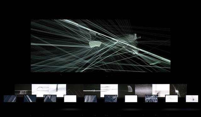 <strong>ART｜池田亮司新作インスタレーションをYCAMで世界初公開</strong>　Ryoji Ikedasuperposition Oct. 25-26, 2013 KYOTO EXPERIMENT 2013  photo: Kazuo Fukunaga courtesy: Kyoto Experiment