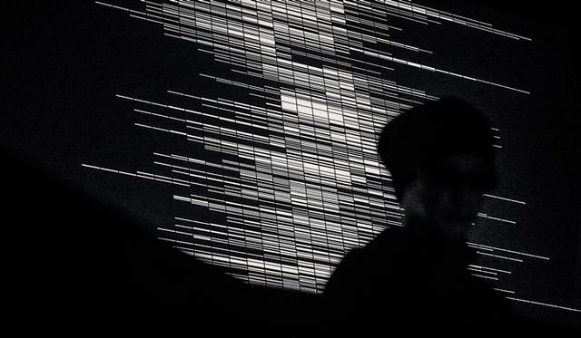 <strong>ART｜池田亮司新作インスタレーションをYCAMで世界初公開</strong>　supercodex live set at www photo by Ryo Mitamura 撮影：三田村亮