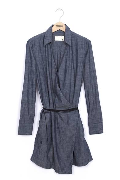 <strong>rag & bone｜ラグ&ボーン/ジーンの期間限定ストアが伊勢丹新宿に登場</strong>　Wrap Dress Chambary 3万5640円