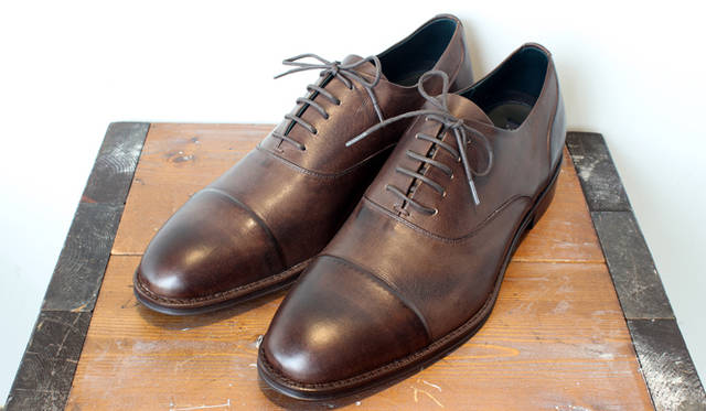 あぶり出し内羽根　Brown 3万9960円