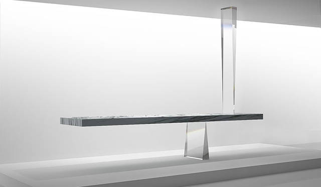 <strong>Marble Across Time</strong>　吉岡徳仁デザイン“宇宙のテーブル”「Agravic（アグラヴィック）」