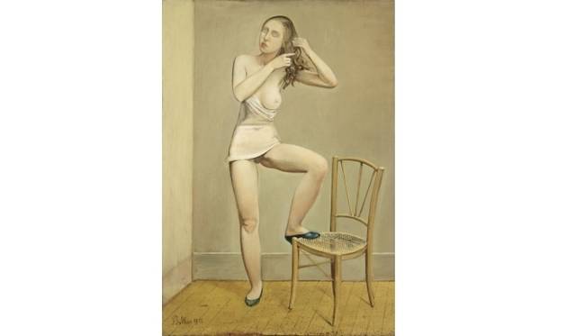 <strong>ART｜東京都美術館と京都市美術館で『バルテュス』展</strong>　バルテュス《鏡の中のアリス》　1933年　油彩、カンヴァス　162.3x112cm　ポンピドゥー・センター © Centre Pompidou, MNAM-CCI, Dist. RMN-Grand Palais / Philippe Migeat / distributed by AMF