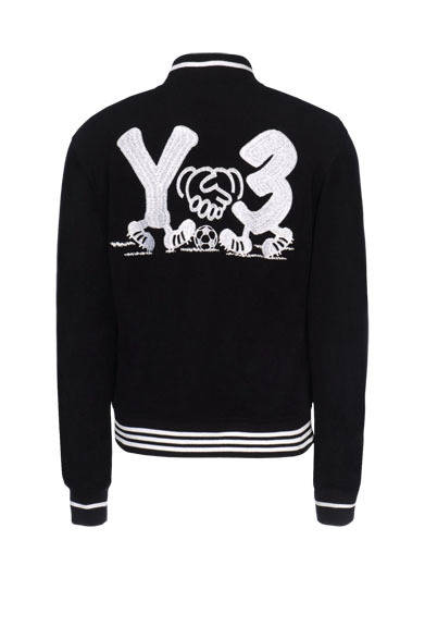 <strong>Y-3｜ワイスリー</strong>　「2014 FIFA World Cup Brazil™（2014 FIFAワールドカップブラジル）」限定カプセルコレクション<br />「Letterman（レターマン）」ボマージャケット