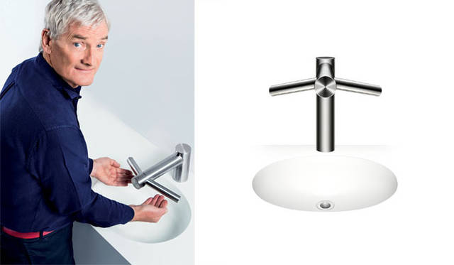 <strong>Dyson｜ダイソン</strong>　蛇口とハンドドライヤーが一体化した「ダイソン エアブレード Tap（タップ）ハンドドライヤー」