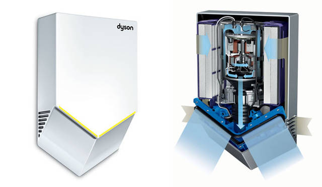 <strong>Dyson｜ダイソン</strong>　奥行き約10cmのコンパクトサイズを実現した「ダイソン エアブレード V（ブイ）ハンドドライヤー」