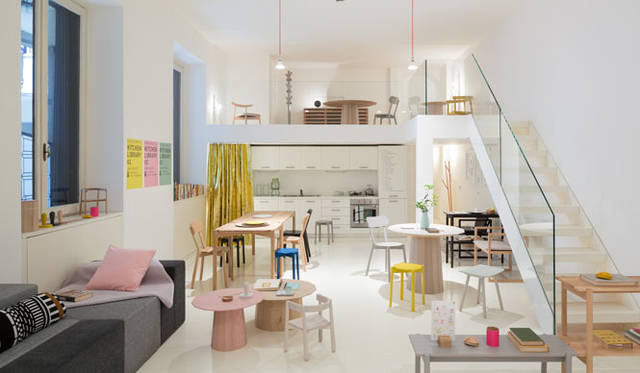 <strong>KARIMOKU NEW STANDARD｜カリモク ニュー スタンダード</strong>　ミラノサローネ エキシビション「Kitchen Library 02」