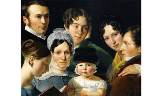 <strong>ART｜『こども展　名画にみるこどもと画家の絆』を東京と大阪で開催</strong>　クロード=マリー・デュビュッフ≪デュビュッフ一家、1820年≫　1820年　ルーヴル美術館　© RMN-Grand Palais (musée du Louvre) / Gérard Blot / distributed by AMF-DNPartcom