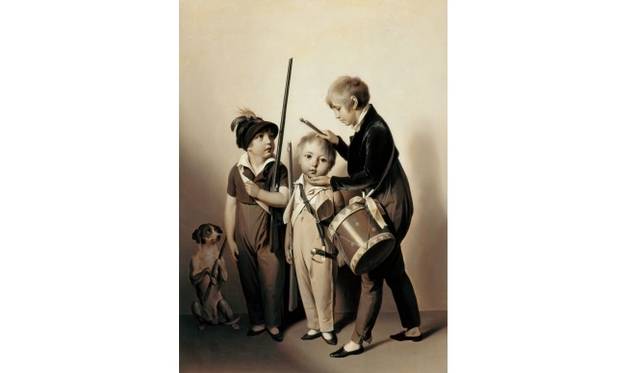 <strong>ART｜『こども展　名画にみるこどもと画家の絆』を東京と大阪で開催</strong>　ルイ=レオポルド・ボワイー≪私の小さな兵士たち≫1809年 ドゥエー、シャルトルーズ美術館 Inventory No.: 2043  Photo: Hugo Maertens