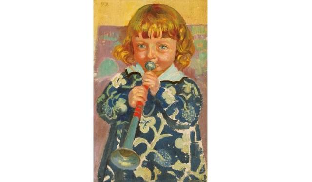 <strong>ART｜『こども展　名画にみるこどもと画家の絆』を東京と大阪で開催</strong>　モーリス・ドニ≪トランペットを吹くアコ≫　1919年　個人蔵 © Archives du catalogue raisonné MDPhoto: Olivier Goulet