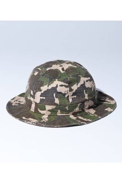 <strong>ERIC ELMS in collaboration with JUN｜エリック エルムズ</strong>　カモフラージュ ハット　5800（税抜）