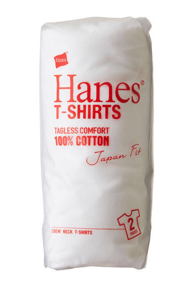 <strong>Hanes｜ヘインズ</strong>　オリジナルレーベル「Hanes T-shirts Japan Fit」