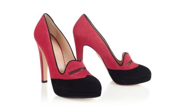 <strong>Charlotte Olympia｜シャーロット オリンピア</strong>　松屋銀座店でデザイナー来日イベント開催<br /><br />シューズ「ZIP IT LULU」 12万1000円