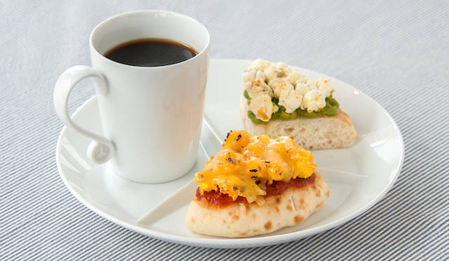 ランチセットのギャレットポップトースト