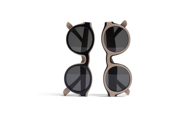 <strong>MYKITA + Maison Martin Margiela｜コラボレーションのサングラスコレクション発表</strong>　MMDUAL001 MDUAL002 Nude/Black 5万6500円（税抜）