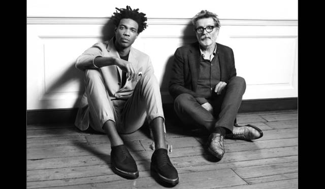 チャーリー・ケイスリー＝ヘイフォード（写真左）と、ジェイエムウエストンのアーティステックディレクター、ミッシェル・ペリー