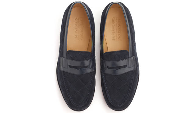 「#180 Loafer」ネイビー 10万8000円