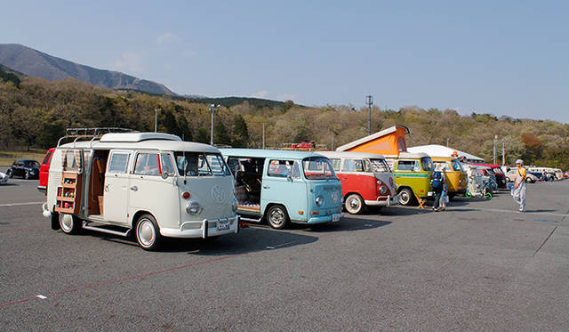 イベント広場では空冷フォルクスワーゲンの国内最大級のイベントである「Street VWs FEST」も同時開催していた