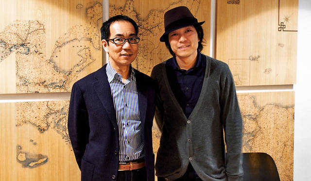 （左より）岩佐十良氏、川上シュン氏