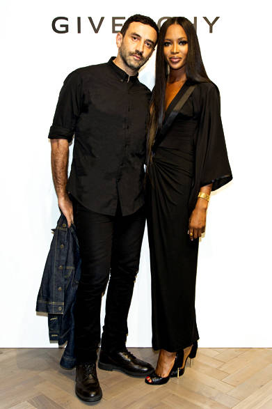 <strong>GIVENCHY BY RICCARDO TISCI｜ジバンシィ表参道店のオープニングパーティ </strong><br />（左より）リカルド ティッシ、ナオミ・キャンベル