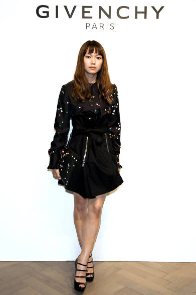 <strong>GIVENCHY BY RICCARDO TISCI｜ジバンシィ表参道店のオープニングパーティ </strong>　二階堂ふみ