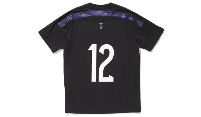 「BEDWIN & THE HEARTBREAKERS」<br />左胸のデザインは、今季、アディダスオリジナルスとのコラボレーションで「スタンスミス」に用いたアクションペインティングの技法により躍動感が表現されている