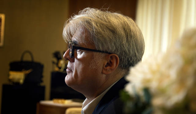 デザイナーのジュゼッペ・ザノッティ氏