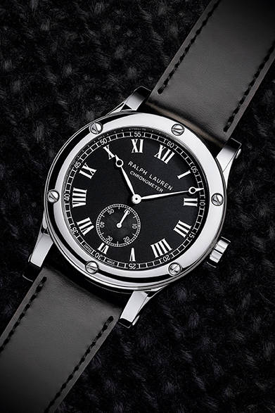 スポーティング コレクション クラシック クロノメーター モデル スティール – ブラック ダイアル