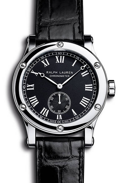 スポーティング コレクション クラシック クロノメーター モデル スティール – ブラック ダイアル