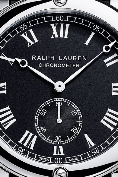 スポーティング コレクション クラシック クロノメーター モデル スティール – ブラック ダイアル