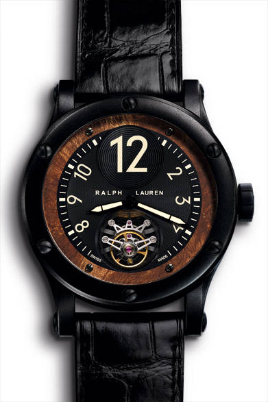 スポーティング コレクション ブラック サファリ フライング トウ―ルビヨン モデル - ブラック スティール