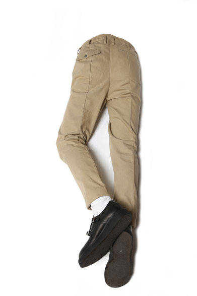 MIN DENIM SLACKS SLIM TAPERED “BEIGE”（S～L）2万1600円
