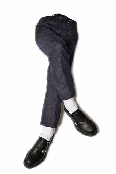 MIN DENIM SLACKS SLIM TAPERED “DARK NAVY”（S～L）2万1600円